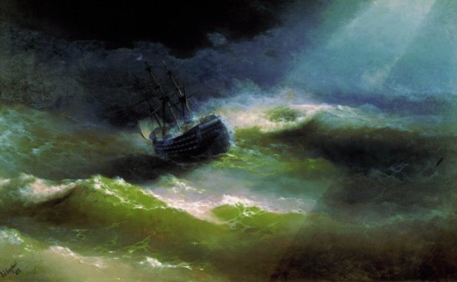 Ship_«Empress_Maria»_in_storm